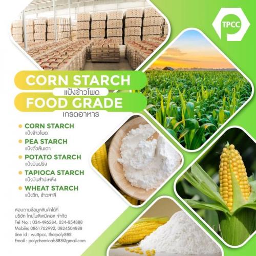 แป้งข้าวโพด--เกรดอาหาร--corn-starch--food-grade--แป้งข้าวโพดไทย--แป้งข